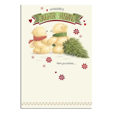 Daughter & Husband Forever Friends Christmas Card